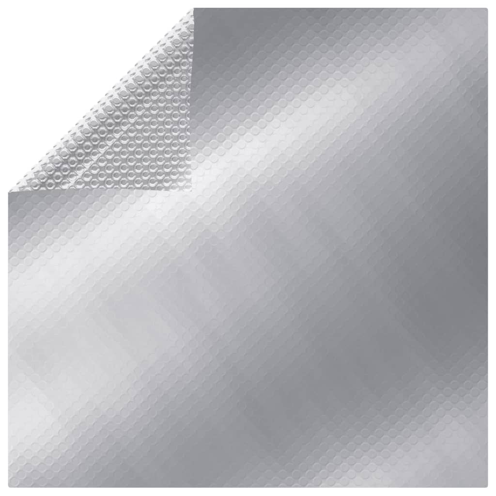 Rechteckige Poolabdeckung 800x500 cm PE Silbern - Premium Poolabdeckungen & -unterlagen  - Just €154.81! Shop now at homesales4u