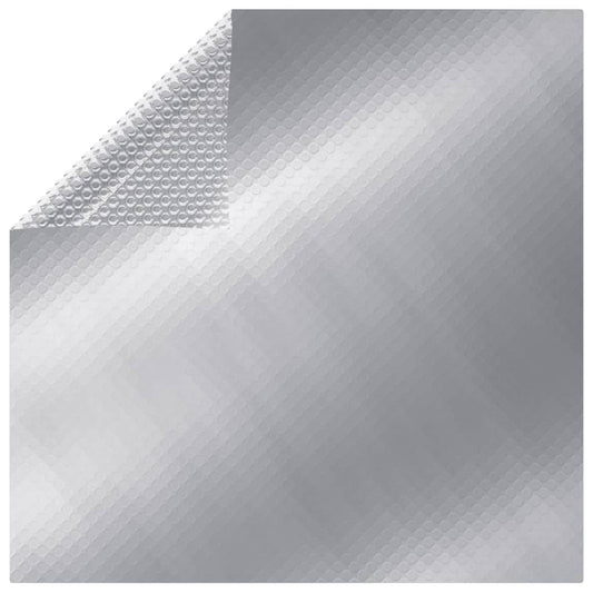 Rechteckige Poolabdeckung 1000x600 cm PE Silbern - Premium Poolabdeckungen & -unterlagen  - Just €190.08! Shop now at homesales4u