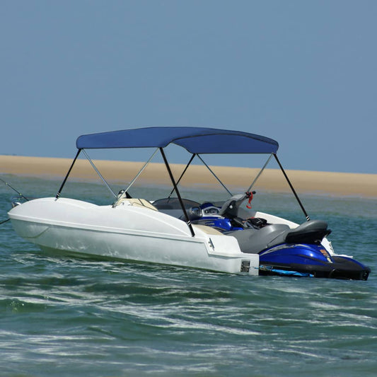 2-Bow Bimini Top Marineblau 150x120x110 cm - Premium Bootspersenninge & Bootsplanen  - Just €120.31! Shop now at homesales4u