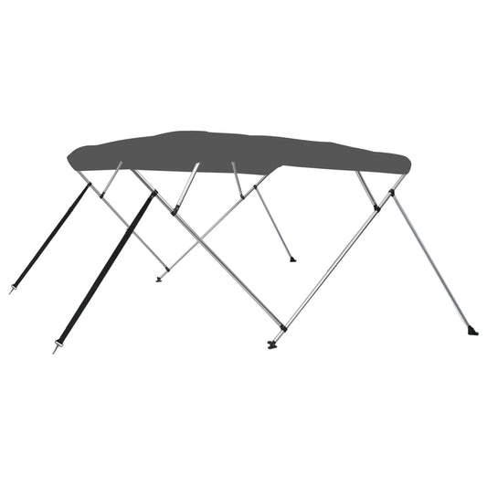 4-Bow Bimini Top Anthrazit 243x210x137 cm - Premium Bootspersenninge & Bootsplanen  - Just €236.02! Shop now at homesales4u