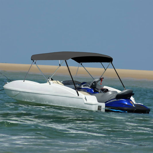 4-Bow Bimini Top Anthrazit 243x(230-244)x137 cm - Premium Bootspersenninge & Bootsplanen  - Just €264.07! Shop now at homesales4u