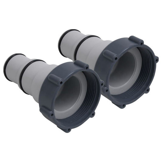 Adapter für Poolschlauch 2 Stk. Kunststoff - Premium Pool- & Whirlpool-Zubehör  - Just €22.52! Shop now at homesales4u
