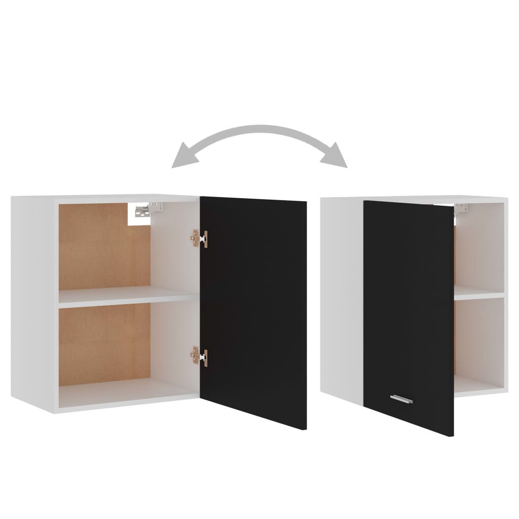 Hängeschränke 2 Stk. Lyon Schwarz 50x31x60 cm Holzwerkstoff - Premium Küchenschränke  - Just €114.64! Shop now at homesales4u