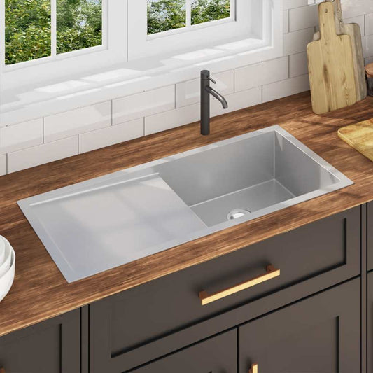 Handgemachte Einbauspüle Edelstahl - Premium Küchenspülen & Spülbecken  - Just €339.02! Shop now at homesales4u