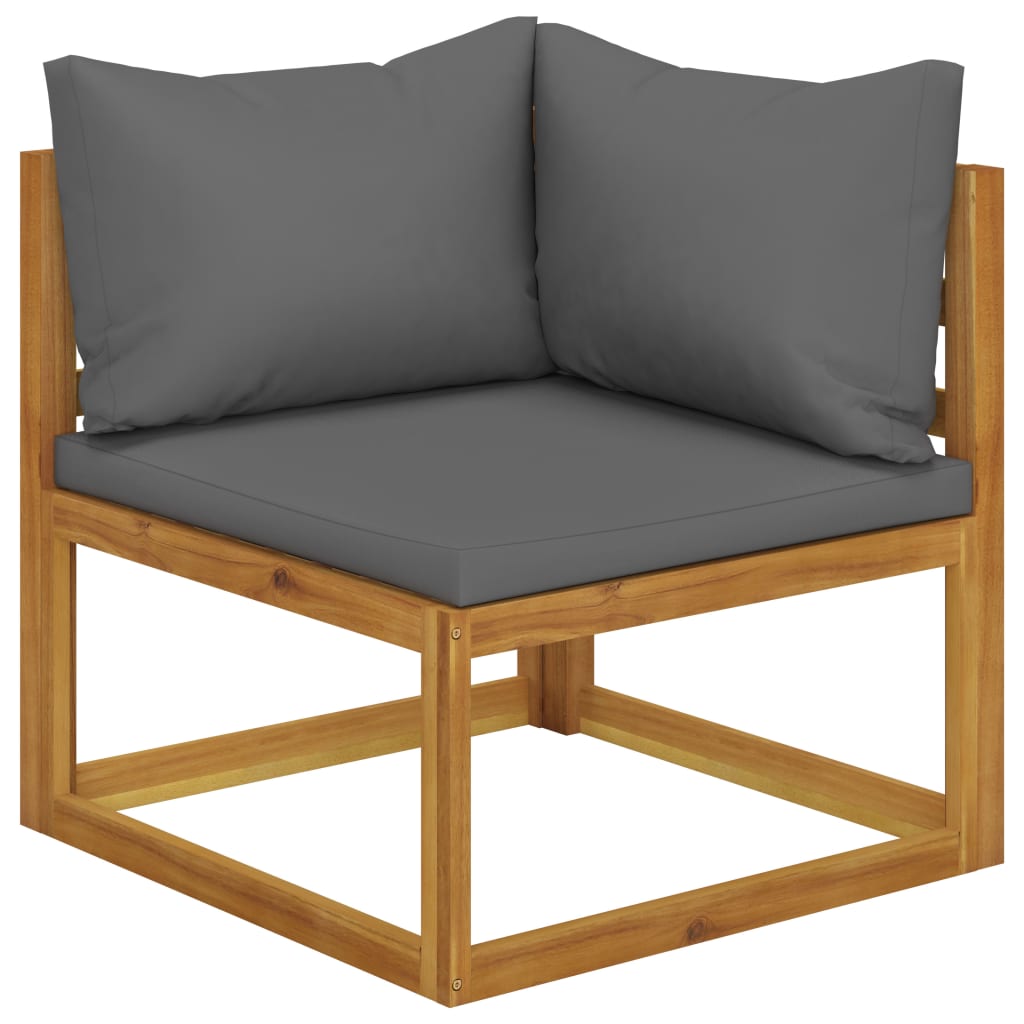 9-tlg. Garten-Lounge-Set mit Auflagen Massivholz Akazie - Premium Gartenmöbel-Sets  - Just €1236.95! Shop now at homesales4u