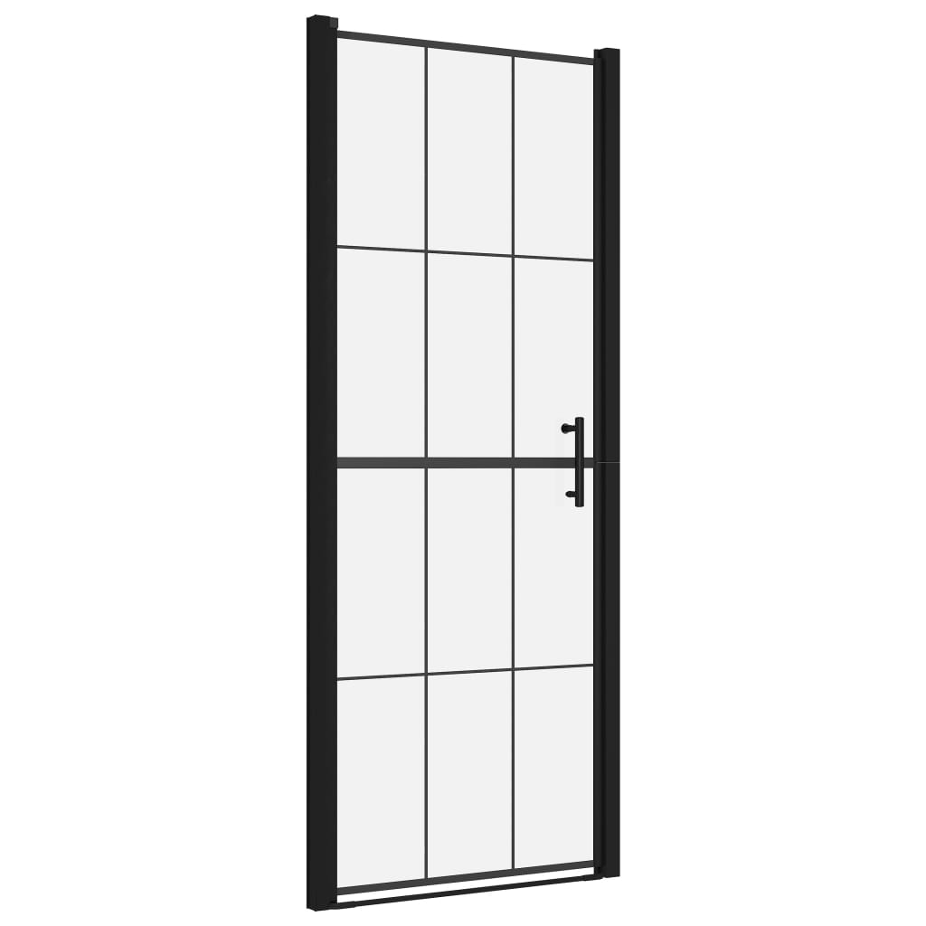 Duschtür Hartglas 91x195 cm Schwarz - Premium Duschkabinen & -türen  - Just €276.38! Shop now at homesales4u