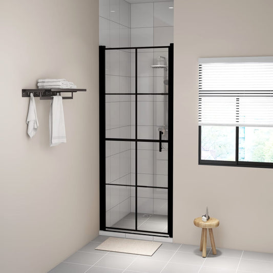 Duschtür Hartglas 81x195 cm Schwarz - Premium Duschkabinen & -türen  - Just €271.19! Shop now at homesales4u