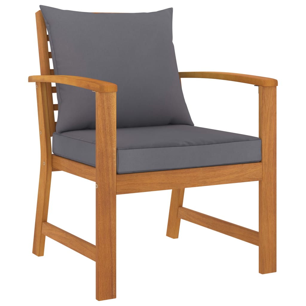 5-tlg. Garten-Lounge-Set mit Auflagen Massivholz Akazie - Premium Gartenmöbel-Sets  - Just €752.19! Shop now at homesales4u