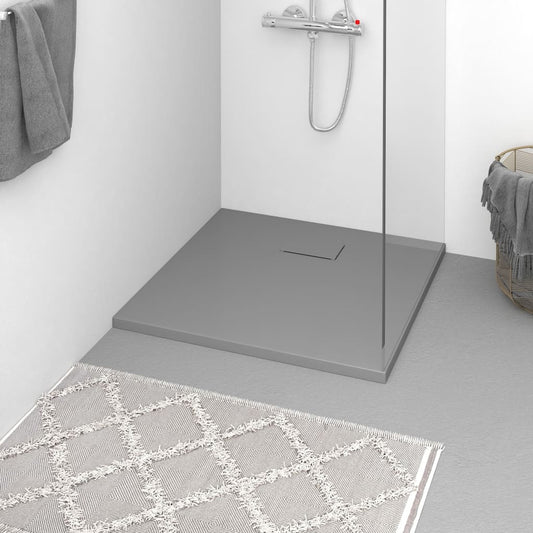 Duschwanne SMC Grau 80x80 cm - Premium Duschwannen  - Just €210.12! Shop now at homesales4u