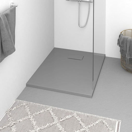 Duschwanne SMC Grau 90x70 cm - Premium Duschwannen  - Just €206.24! Shop now at homesales4u