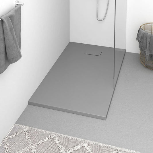 Duschwanne SMC Grau 120x70 cm - Premium Duschwannen  - Just €287.10! Shop now at homesales4u