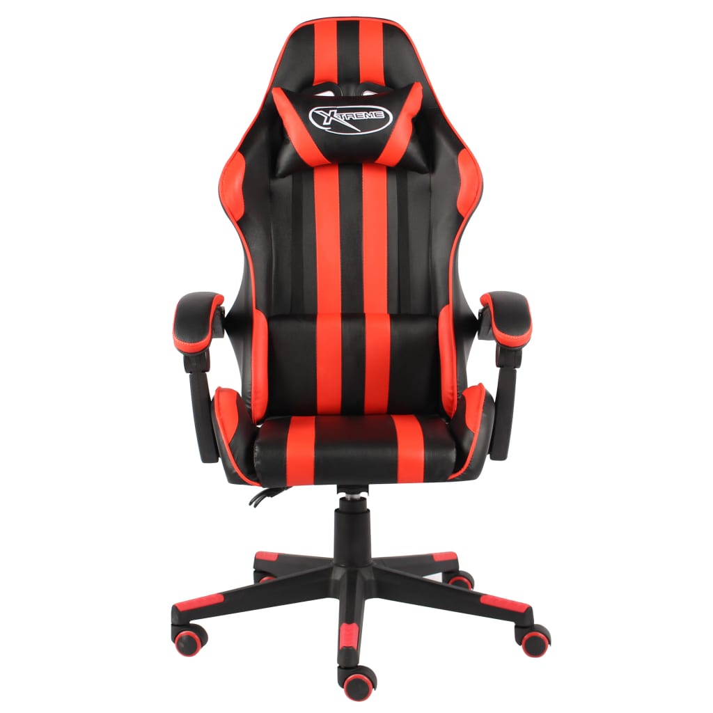 Gaming-Stuhl Schwarz und Rot Kunstleder - Premium Bürostühle  - Just €145.62! Shop now at homesales4u