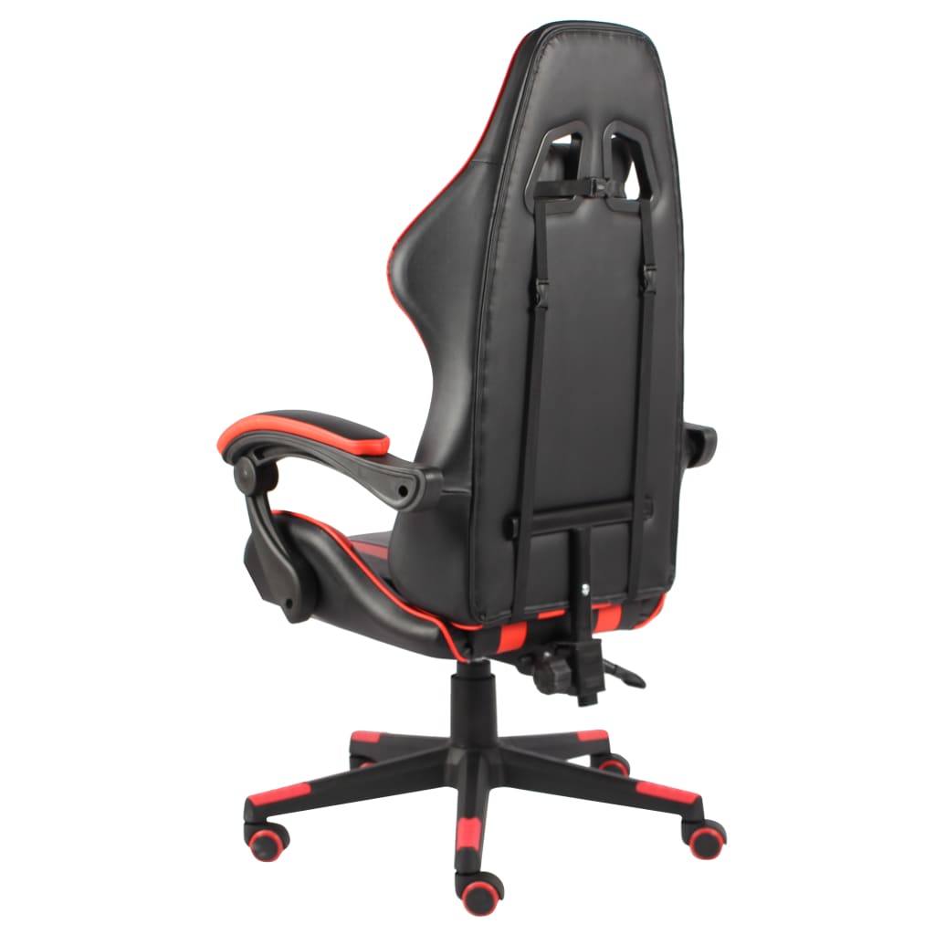Gaming-Stuhl Schwarz und Rot Kunstleder - Premium Bürostühle  - Just €145.62! Shop now at homesales4u
