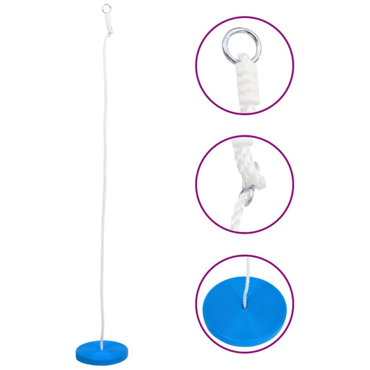 Tellerschaukel 180 cm Blau - Premium Schaukeln  - Just €28.38! Shop now at homesales4u