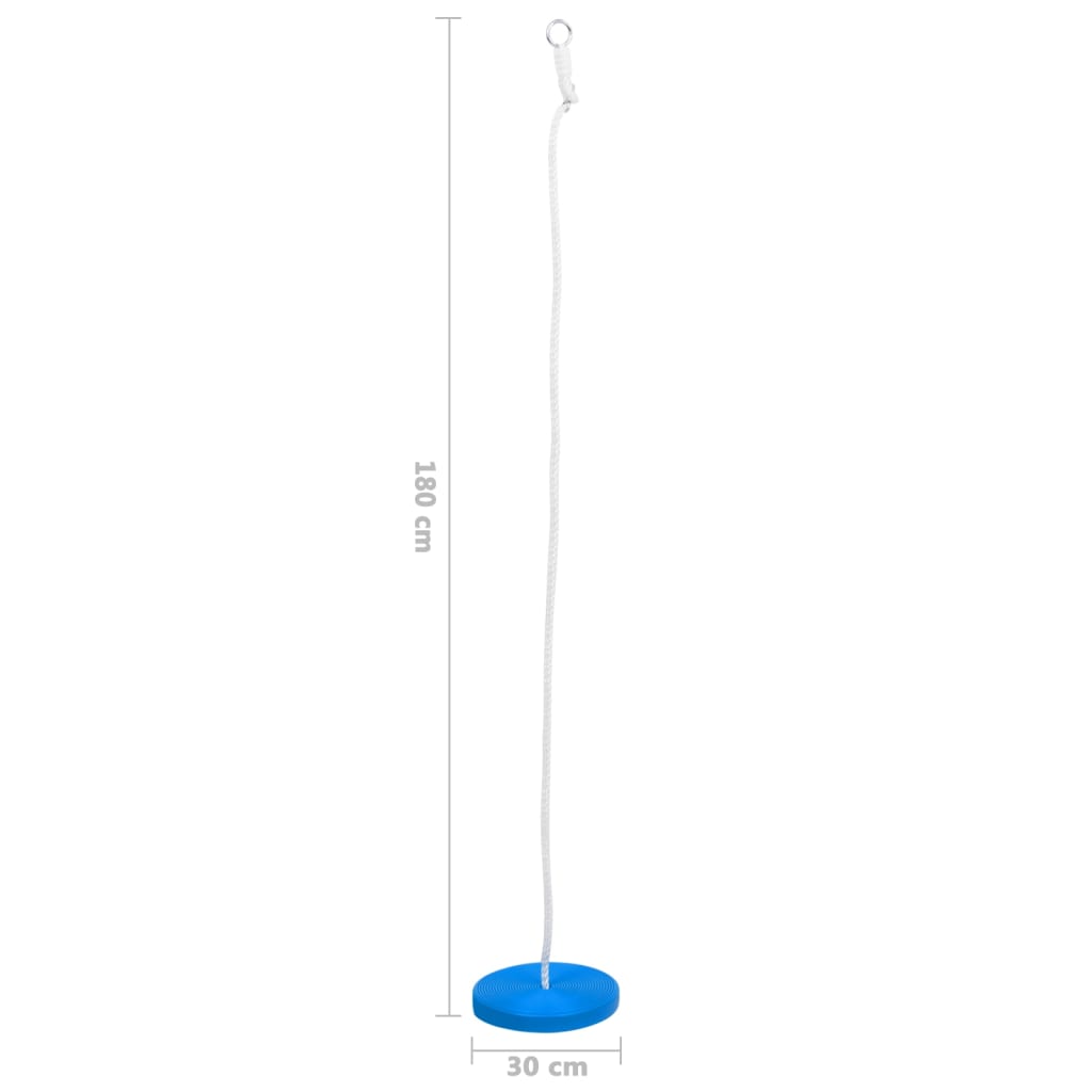 Tellerschaukel 180 cm Blau - Premium Schaukeln  - Just €28.38! Shop now at homesales4u