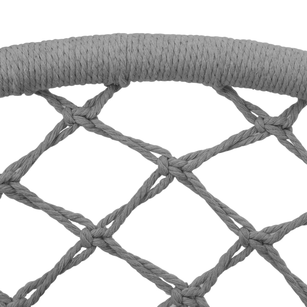 Hängesessel 80 cm Grau - Premium Schaukeln  - Just €75.53! Shop now at homesales4u