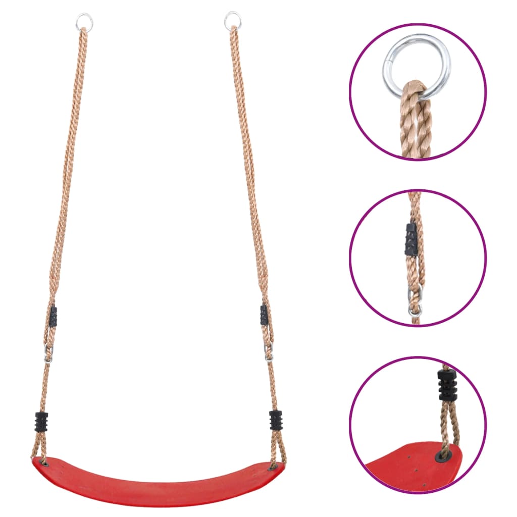 Schaukelsitz für Kinder Rot - Premium Schaukeln  - Just €51.35! Shop now at homesales4u