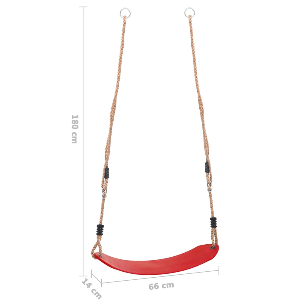 Schaukelsitz für Kinder Rot - Premium Schaukeln  - Just €51.35! Shop now at homesales4u