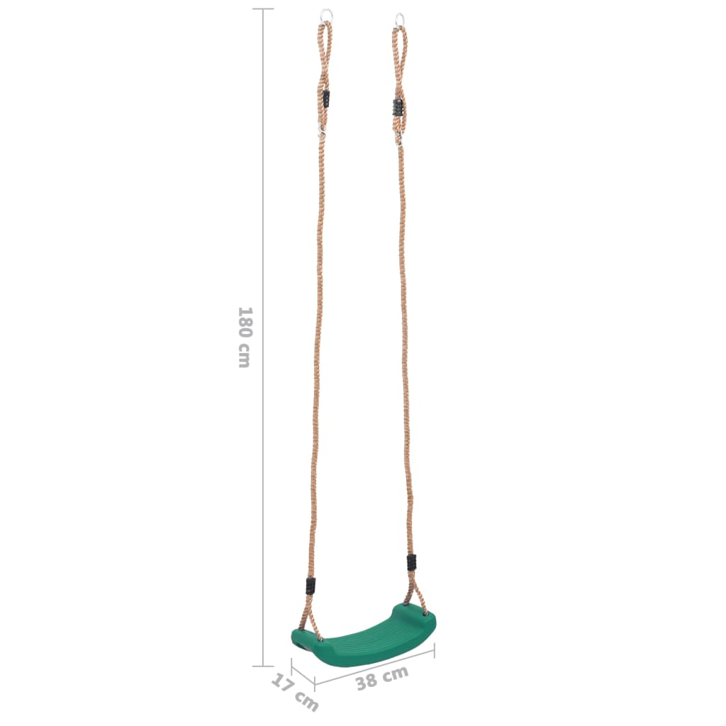 Schaukelsitz für Kinder Grün - Premium Schaukeln  - Just €40.50! Shop now at homesales4u