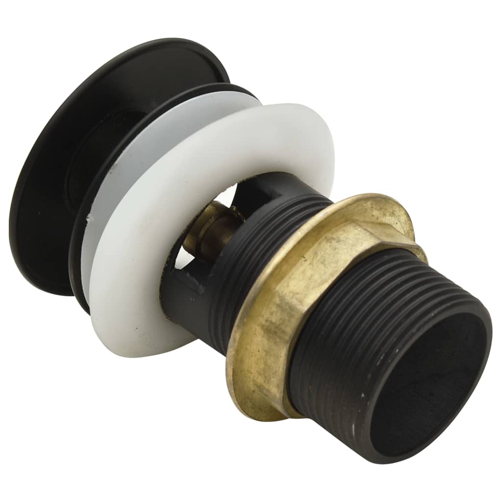 Ablaufgarnitur mit Überlauf Grau 6,4x6,4x9,1 cm - Premium Armaturen  - Just €20.42! Shop now at homesales4u