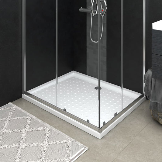 Duschwanne Anti-Rutsch Weiß 80x100x4 cm ABS - Premium Duschwannen  - Just €165.60! Shop now at homesales4u