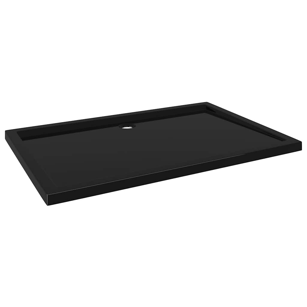 Duschtasse ABS Rechteckig Schwarz 80x120 cm - Premium Duschwannen  - Just €160.17! Shop now at homesales4u