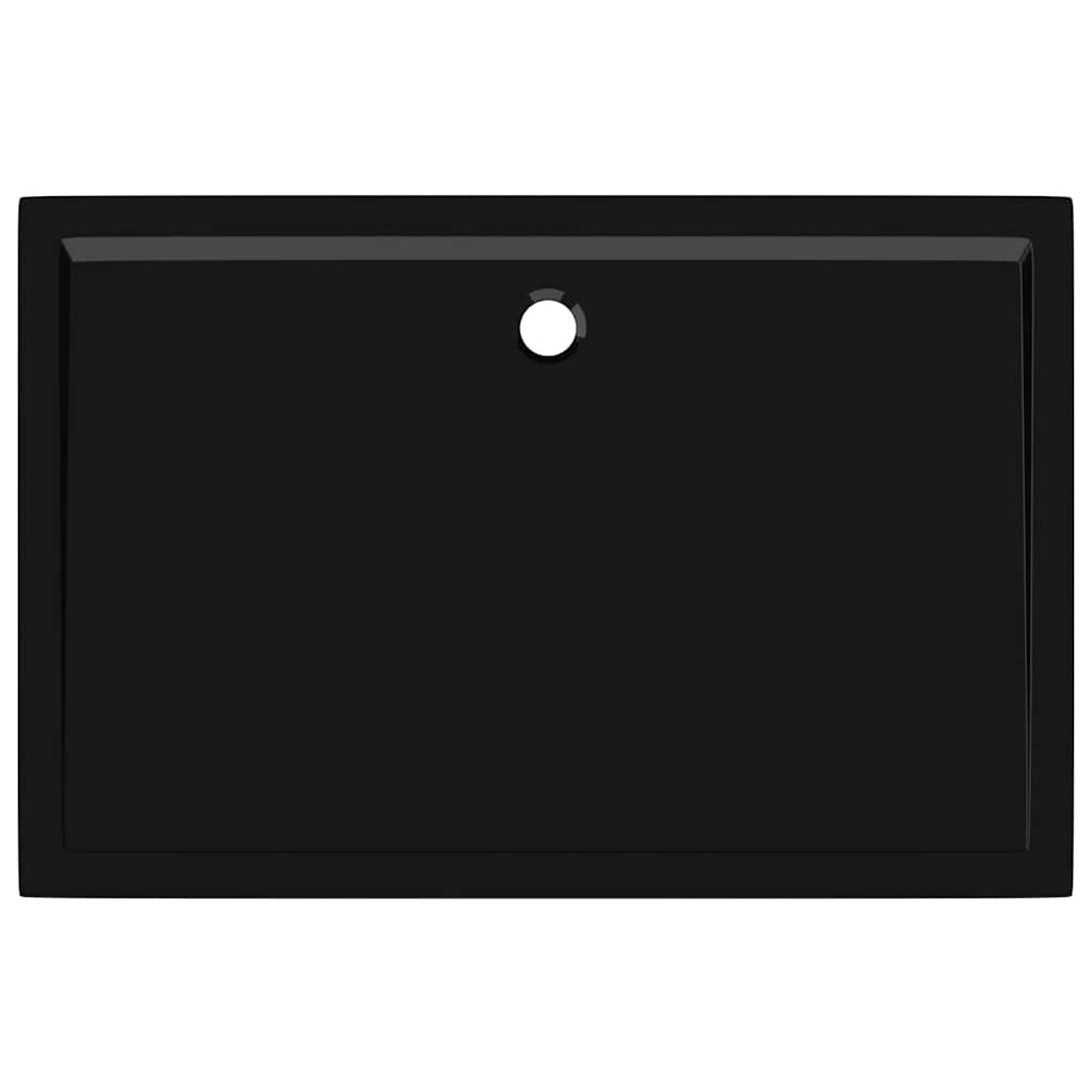 Duschtasse ABS Rechteckig Schwarz 80x120 cm - Premium Duschwannen  - Just €160.17! Shop now at homesales4u