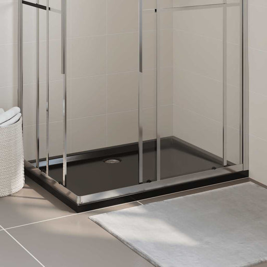 Duschtasse ABS Rechteckig Schwarz 80x120 cm - Premium Duschwannen  - Just €160.17! Shop now at homesales4u