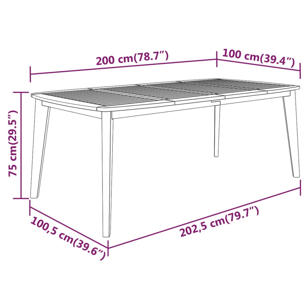 9-tlg. Garten-Essgruppe Massivholz Akazie - Premium Gartenmöbel-Sets  - Just €1054.92! Shop now at homesales4u