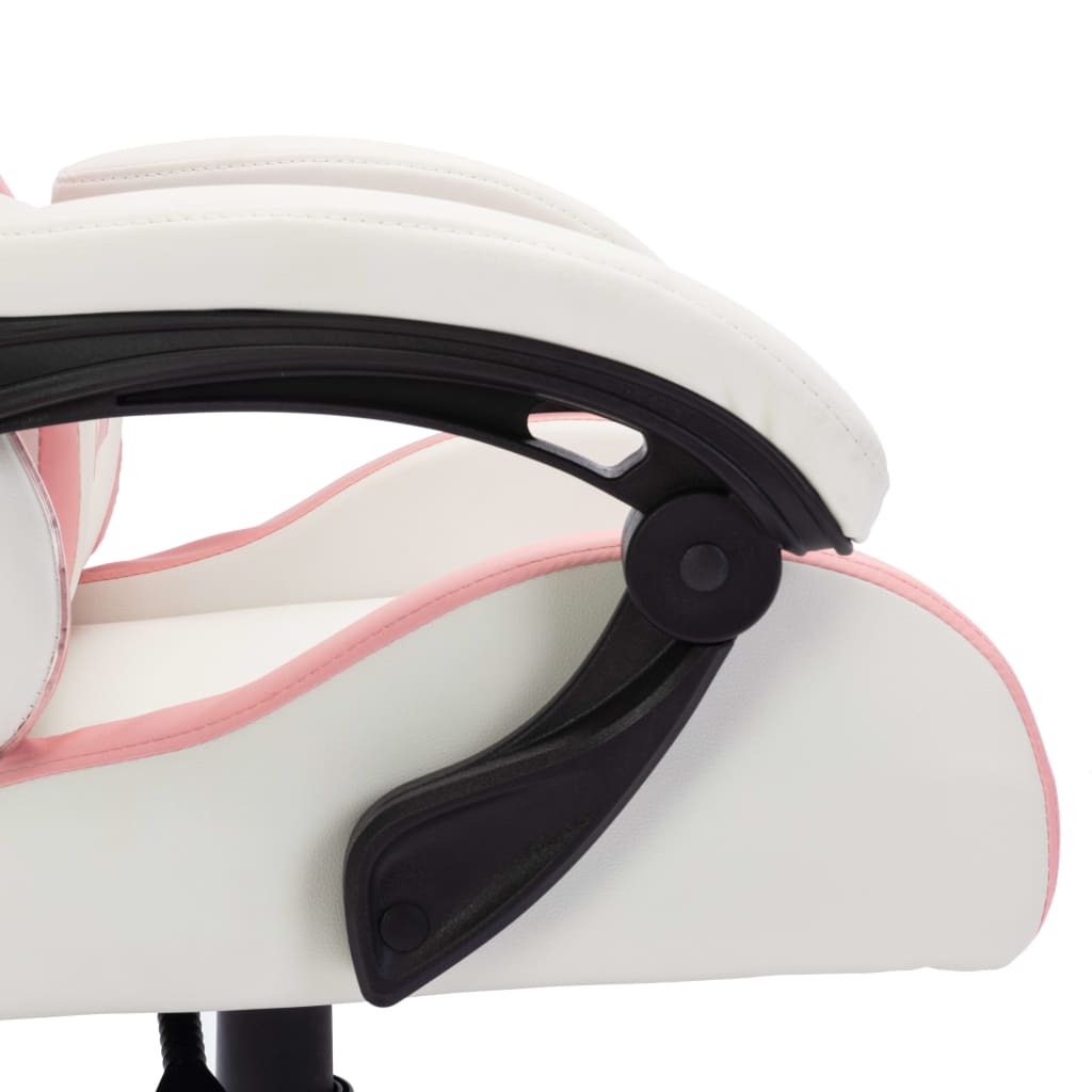 Gaming-Stuhl mit RGB LED-Leuchten Rosa und Schwarz Kunstleder - Premium Bürostühle  - Just €209.90! Shop now at homesales4u