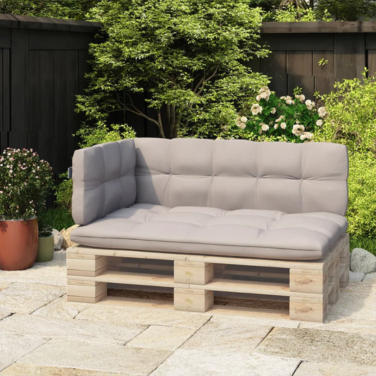 Rückenlehne für Palettensofa Hellgrau 110 cm Eisen - Premium Gartenmöbelzubehör  - Just €56.72! Shop now at homesales4u