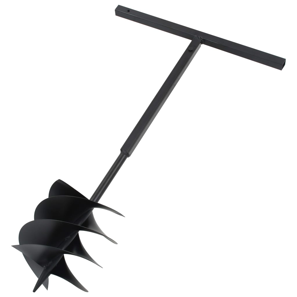 Erdbohrer mit Griff 250 mm mit Verlängerungsrohr 4 m Stahl - Premium Schneckenbohrer  - Just €145.86! Shop now at homesales4u