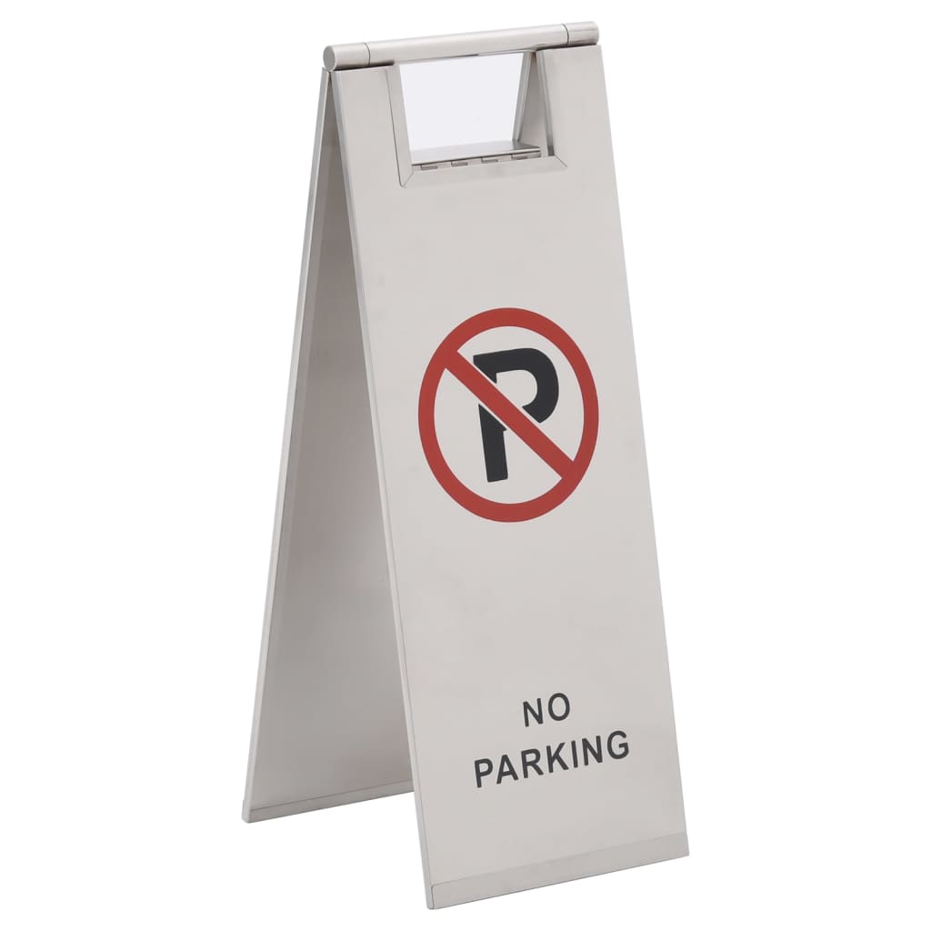 Klappbares Parkschild Edelstahl - Premium Parkplatzschilder  - Just €66.44! Shop now at homesales4u