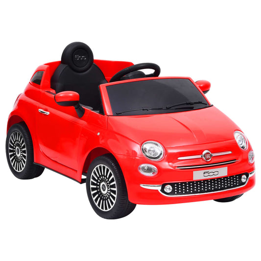 Kinder-Elektroauto Fiat 500 Rot - Premium Lauflernwagen & Rutsch- & Tretfahrzeuge  - Just €347.56! Shop now at homesales4u