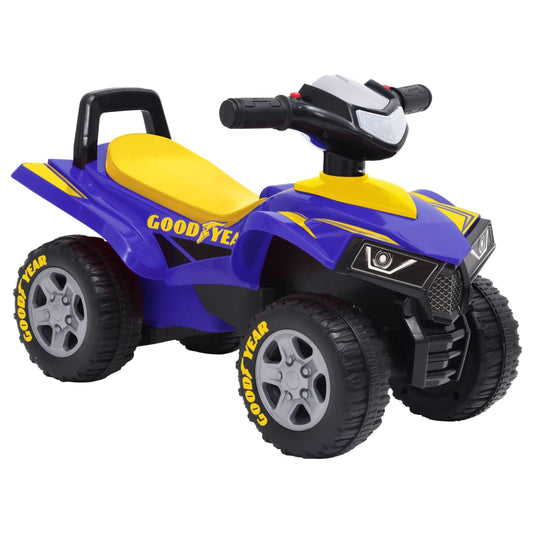 Aufsitz-Quad für Kinder Good Year Blau - Premium Lauflernwagen & Rutsch- & Tretfahrzeuge  - Just €71.61! Shop now at homesales4u