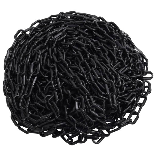 Absperrkette Schwarz 30 m Ø4 mm Kunststoff - Premium Sicherheitsmarkierungen  - Just €36.30! Shop now at homesales4u