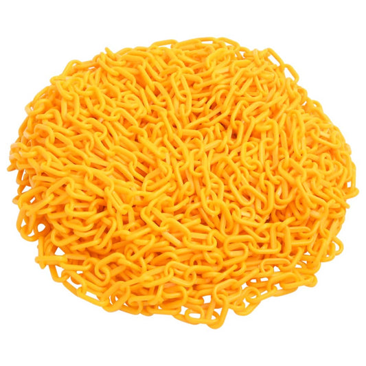 Absperrkette Gelb 100 m Ø6 mm Kunststoff - Premium Sicherheitsmarkierungen  - Just €100.19! Shop now at homesales4u