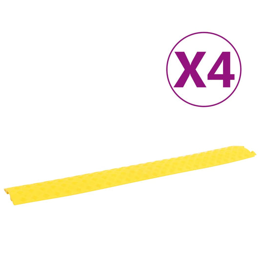 Kabelbrücken 4 Stk. 98,5 cm Gelb - Premium Verkehrsschilder  - Just €48.58! Shop now at homesales4u
