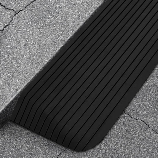 Schwellenrampen 2 Stk. 110x41x5 cm Gummi - Premium Verkehrsschilder  - Just €123.97! Shop now at homesales4u