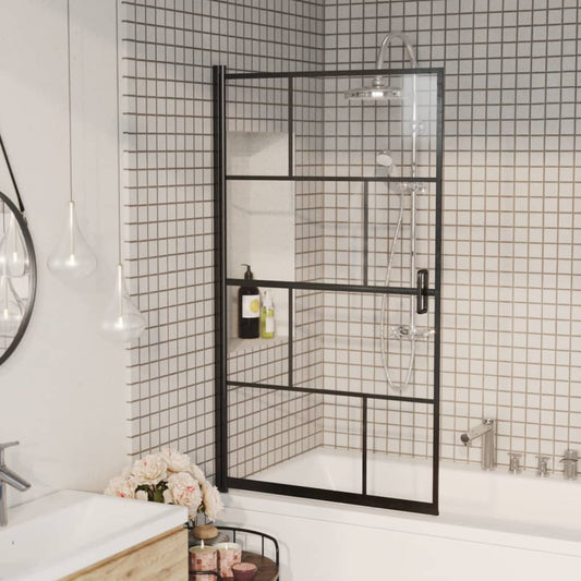 Duschkabine ESG 80x140 cm Schwarz - Premium Duschkabinen & -türen  - Just €185.94! Shop now at homesales4u