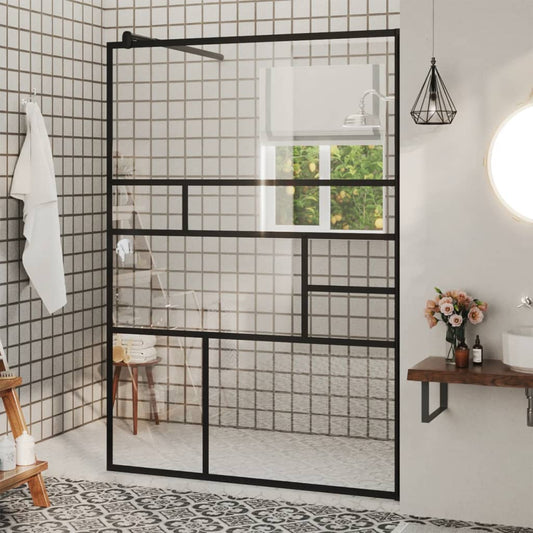 Duschwand für Begehbare Dusche mit Klarem ESG Glas 115x195 cm - Premium Duschwände  - Just €258.20! Shop now at homesales4u