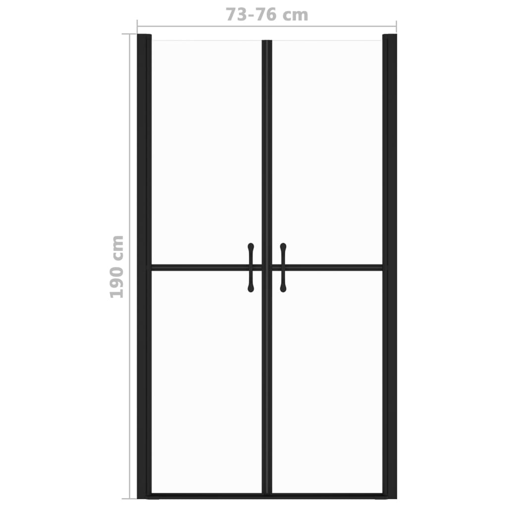Duschtür Klar ESG (73-76)x190 cm - Premium Duschkabinen & -türen  - Just €226.38! Shop now at homesales4u