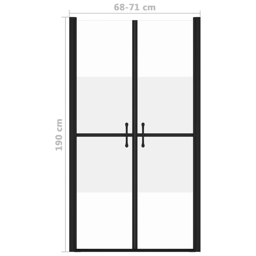 Duschtür Halb Matt ESG (68-71)x190 cm - Premium Duschkabinen & -türen  - Just €220.87! Shop now at homesales4u