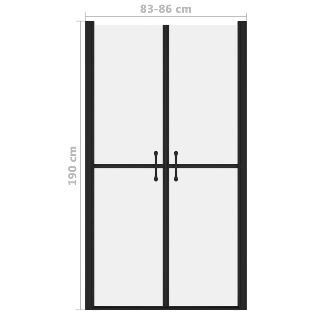 Duschtür Matt ESG (83-86)x190 cm - Premium Duschkabinen & -türen  - Just €242.28! Shop now at homesales4u