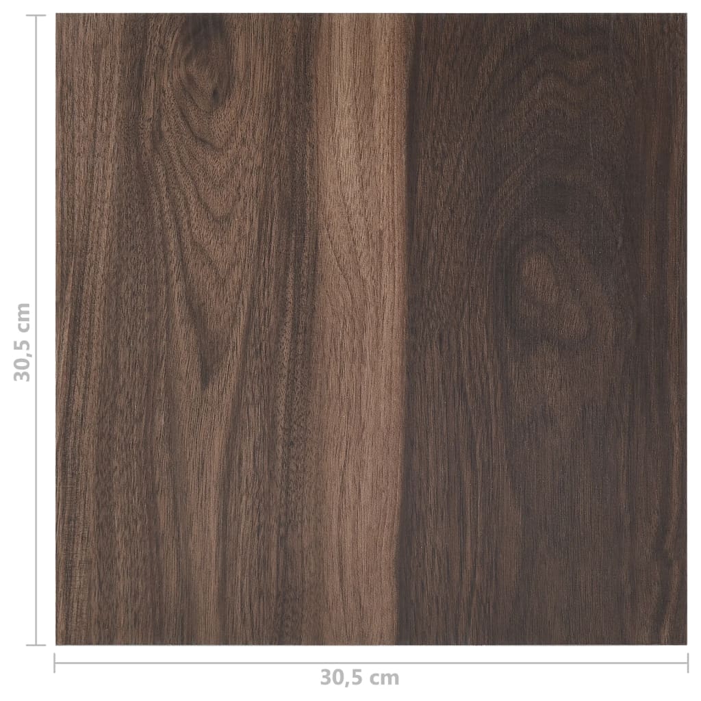 PVC-Fliesen Selbstklebend 20 Stk. 1,86 m² Dunkelbraun - Premium Fußböden & Teppichböden  - Just €43.63! Shop now at homesales4u