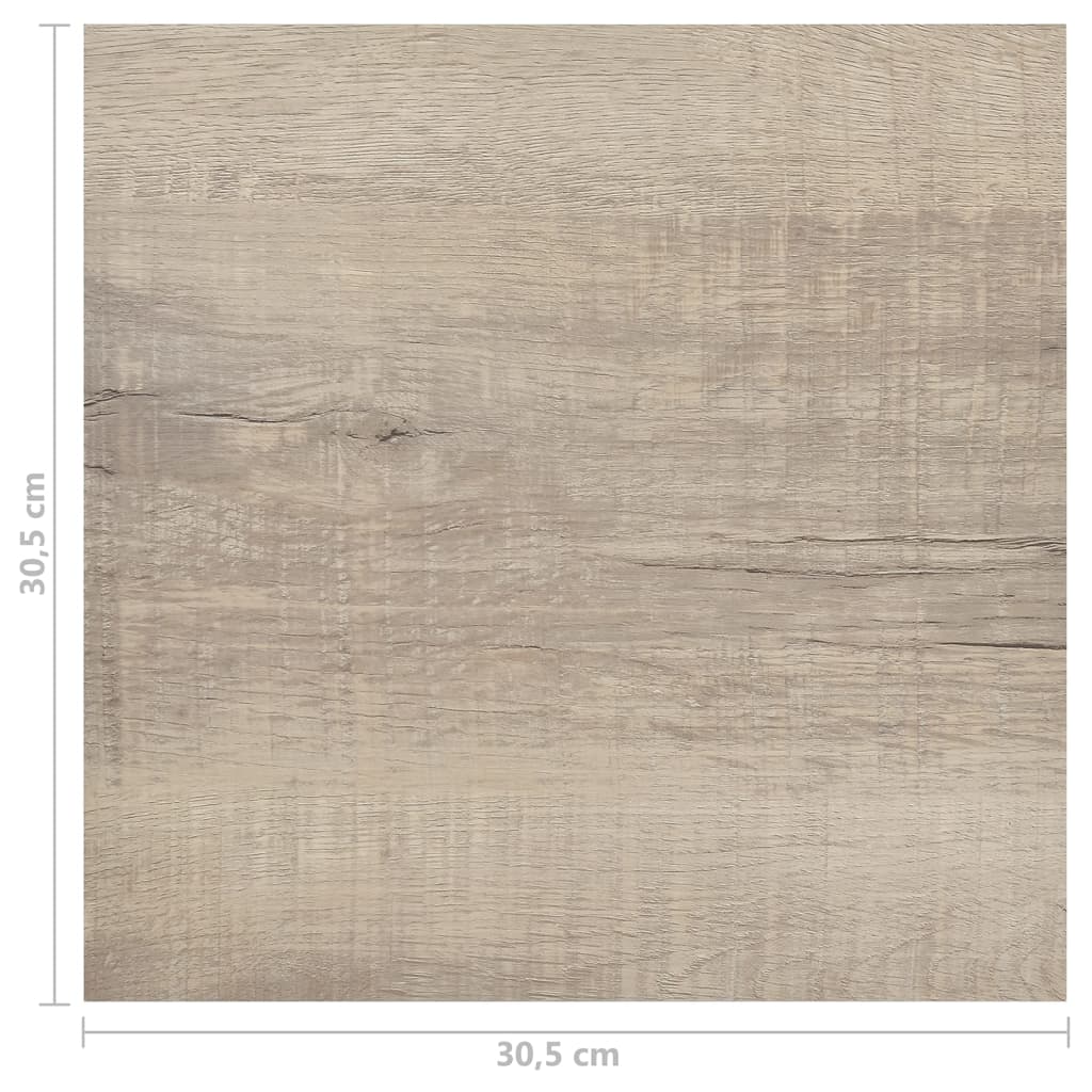 PVC-Fliesen Selbstklebend 20 Stk. 1,86 m² Taupe - Premium Fußböden & Teppichböden  - Just €49.39! Shop now at homesales4u