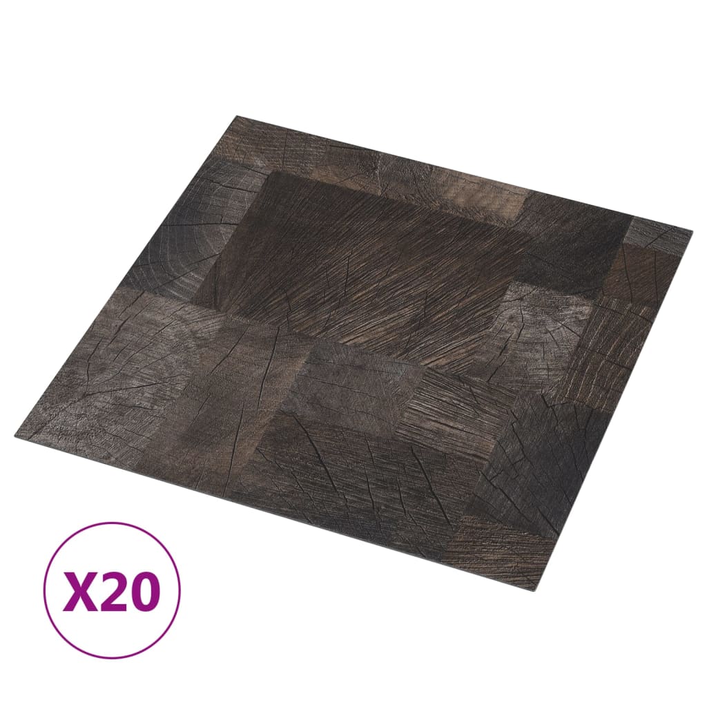 PVC-Fliesen Selbstklebend 20 Stk. 1,86 m² Holzoptik - Premium Fußböden & Teppichböden  - Just €49.21! Shop now at homesales4u