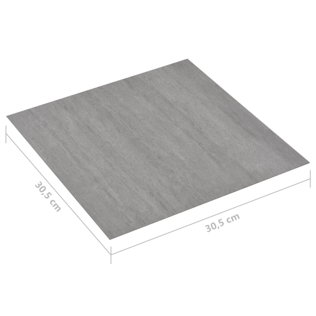 PVC-Fliesen Selbstklebend 20 Stk. 1,86 m² Grau - Premium Fußböden & Teppichböden  - Just €48.24! Shop now at homesales4u