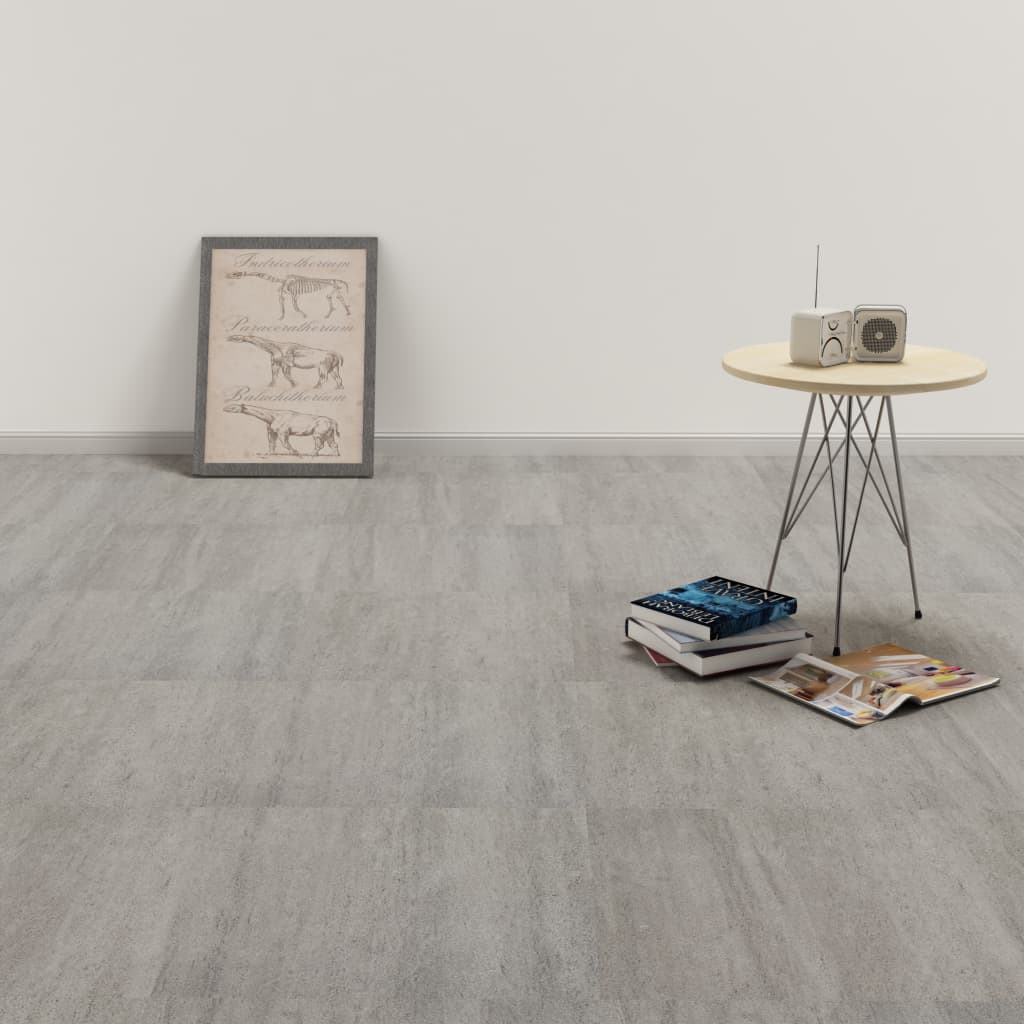 PVC-Fliesen Selbstklebend 20 Stk. 1,86 m² Grau - Premium Fußböden & Teppichböden  - Just €48.24! Shop now at homesales4u
