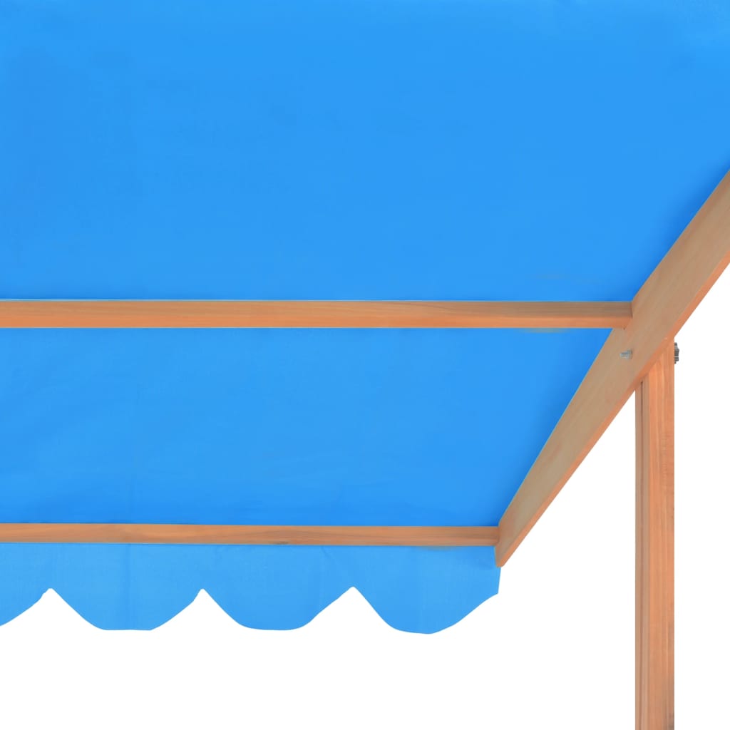 Sandkasten mit Verstellbarem Dach Tannenholz 115x115x115 cm - Premium Sandkästen  - Just €129.14! Shop now at homesales4u